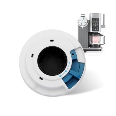 Imagem de Conjunto de tampa de distribuição e prensa em espiral compatível com Ninja Swirl da CREAMi Ice Cream e Soft Serve Maker, substituição de tampa de distribuição de redemoinho para NC700 NC701 Series