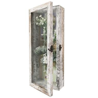 Imagem de Shadow Box Frame Graduation Mall Wood 5x12,5 polegadas com porta de vi