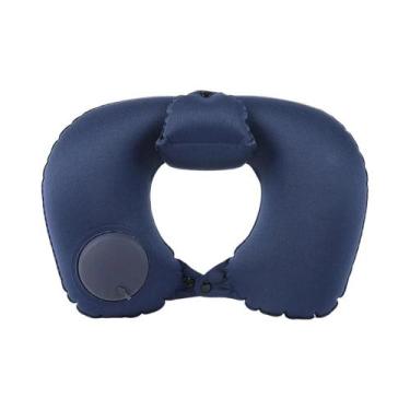 Imagem de Almofada De Pescoço Portátil, Inflável Por Pressão, Destacável, Para L