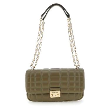 Imagem de Michael Kors Bolsa de mão feminina Lg Conv Corrente Shldr, Verde Safari, Einheitsgröße
