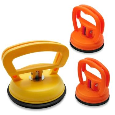 Imagem de Conjunto de extrator de amassado de carro – Kit de ferramentas de reparo de amassado sem pintura com ventosas fortes e extrator de barra em T – Remova facilmente amassados do corpo do carro