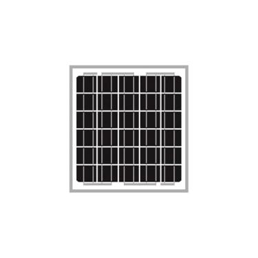 Imagem de Newpowa Painel solar monocristalino de 5 W (Watt) 12 V (volt) módulo PV de alta eficiência para manutenção da bateria para carregamento da bateria do barco marítimo RV fora da grade