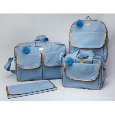 Imagem de Bolsa bebê kit maternidade - MORGANA BOLSAS, Azul