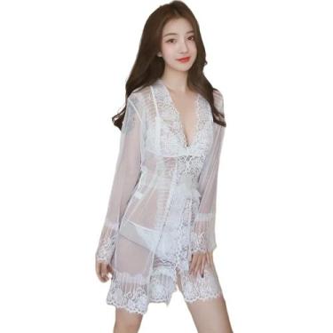 Imagem de Lingerie SINGUYUN Smock Babydoll Chemise, camisola feminina