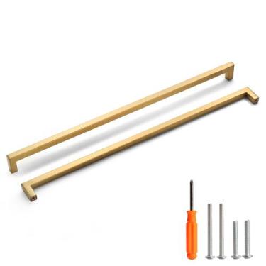 Imagem de Armário puxa aço inoxidável Redunest Gold, orifício de 470 mm, pacote 