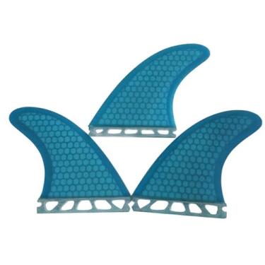 Imagem de Colaxi 3 peças de quilhas para prancha de surfe direita esquerda central quilhas de surfe com propulsão de cauda para pranchas de profissionais e esportes