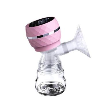 Imagem de Bomba Portátil de Leite Automática 180ml Mamadeira - Rosa - Aquilae