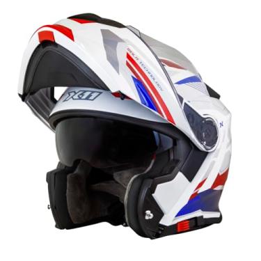 Imagem de Capacete Moto X11 Turner Prisma 2 Viseira Dupla Interna Fumê Tricolor 56