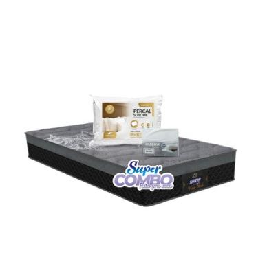 Imagem de Colchão Gazin New York Preto Solteiro 88x188x26cm - Super combo feito 