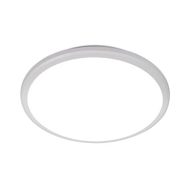 Imagem de DELIPOP Luz de teto de 30,5 cm, luz de teto de LED plana de superfície 24W para uso interno/externo, luminária de teto redonda IP54 impermeável para banheiro, quarto, cozinha, corredor, varanda
