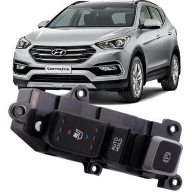 Imagem de Botão Freio De Mão E Ventilação Santa Fe 3.3 V6 2014 À 2019 - HD