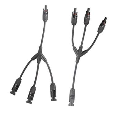 Imagem de Conector MC4 Snetec Y3 3x1 Vias 4mm 30A 1000V Painel Solar