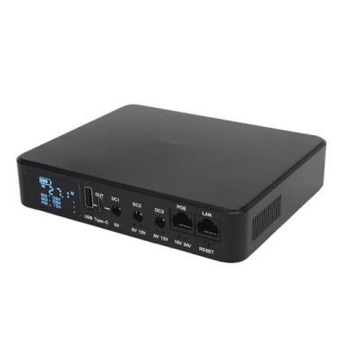 Imagem de Asixxsix Mini UPS, 10400mAh Backup de Bateria de Fonte de Alimentação Ininterrupta Com DC 5V 9V 12V e Saí USB C, para Modem do Roteador, Câmera de Segurança, Máquina de (Plugue nos EUA)