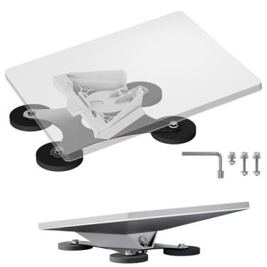 Imagem de EAZUSE Suporte magnético Starlink Mini carro 2025, Starlink Mini suporte magnético de teto para caminhão, barco, teto de carro, kit de montagem de trailer elegante e base de aço inoxidável para