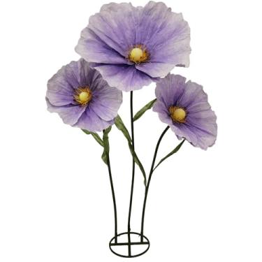 Imagem de Flores gigantes de 1,6 m para decoração, flores artificiais de papel grande, decorações de casamento para recepção, fundo de banquete de festa, adereços fotográficos, vitrine de loja, decoração de