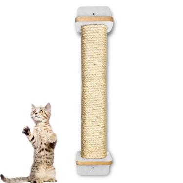 Imagem de Arranhador de Parede Para Gatos Poste 80cm SISAL 8MM REFORÇADO PREMIUM