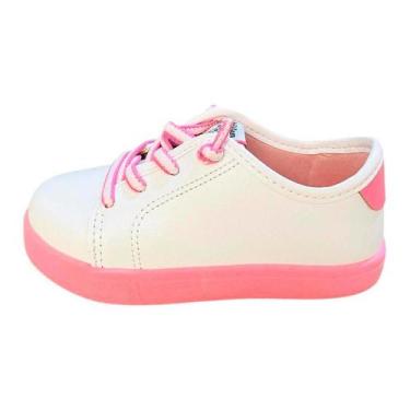 Imagem de Tenis Molekinha Casual Ballet, 22, Branco, Rosa