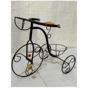 Imagem de Bicicleta jardim porta vaso sacada varanda decoração rústica