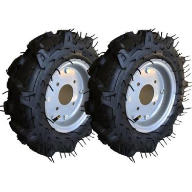 Imagem de 2 Roda 4.00x8 para Trator Motocultivador  Mais Desempenho e Durabilida