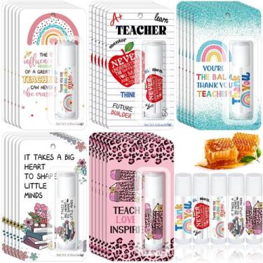 Imagem de Pacote com 5 unidades de protetor labial Sacubee Teacher Appreciation 