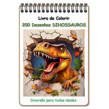 Imagem de Caderno de Colorir 200 Desenhos e Atividades Coloridas / Infantil e Ad