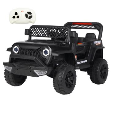 Imagem de Carro Eletrico Bang Toys Jipe Adventure Preto 12V Controle