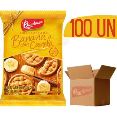 Imagem de Biscoito Bauducco 11,8G Amanteigado Sabor Banana 100