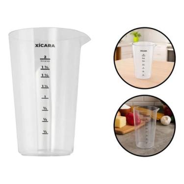 Imagem de COPO MEDIDOR 500 ml PLASTICO PET COZINHA RECEITAS - clink