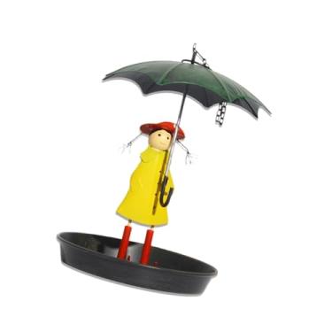 Imagem de IEUDNS Alimentador de pássaros de metal resistente, alimentador de pássaros, estação de alimentação de água para pátio, jardim, quintal, externa