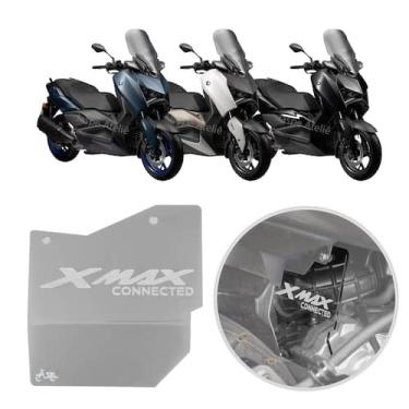 Imagem de Protetor Motor Scooter Acrílico Transparente Yamaha Xmax 250 - Jaspe A