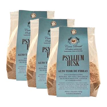 Imagem de Kit 3X: Psyllium Husk Sem Glúten Ceres 100g