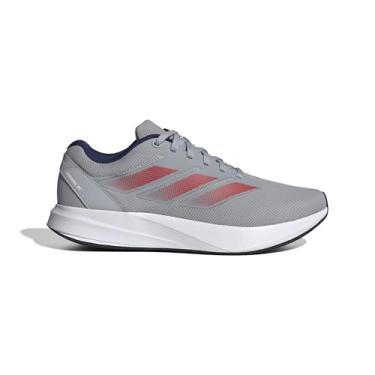 Imagem de adidas Tênis de corrida unissex Duramo Rc, Halo Silver Pure Ruby Azul Escuro, 41 BR