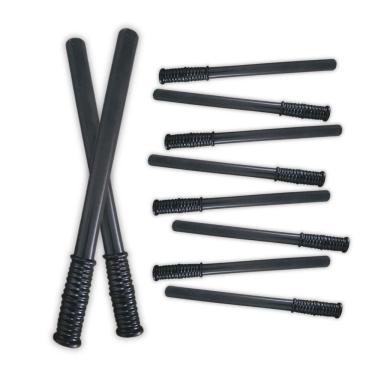 Imagem de Kit 10 Cassetete Policial De Plástico Para Fantasias - 40cm