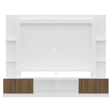 Imagem de Rack Estante com Painel Tv 65 e 2 Portas Oslo Branco