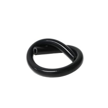 Imagem de I33T Tubo de silicone automotivo, mangueira de silicone de acoplador reto de ID 5/16" (8 mm), mangueira universal de refrigeração de radiador de alta temperatura de 3 camadas (0,5 m) (preto)