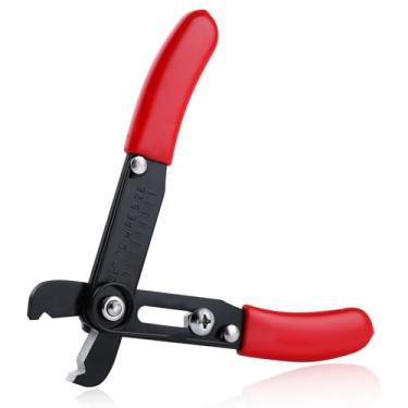 Imagem de Descascador de fios ajustável de 12,5 cm (5 polegadas) Cortador e decapador de fios elétrico com mola para fios sólidos e trançados para técnicos que trabalham e instalam eletricistas