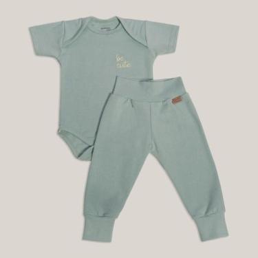 Imagem de Conjunto Body Basic Manga Curta e Mijão - 2 Peças Cheirinho de Neném -