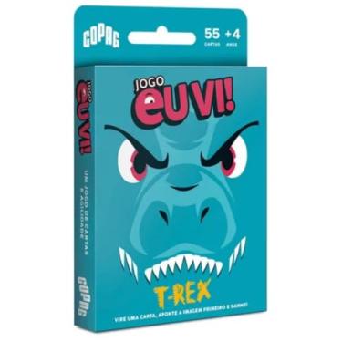 Imagem de Brinquedo Jogo De Cartas Eu Vi! T-rex 55 Cartas - Copag