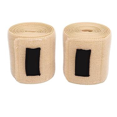 Imagem de ZJchao 2 Pacote de Embalagem Elástica de Bandagem Elástica Bandagem de Compressão Médica Com Material de Nylon para Entorses Esportivas Varicações de Lipoaspiração de Varizes (Cor da pele)