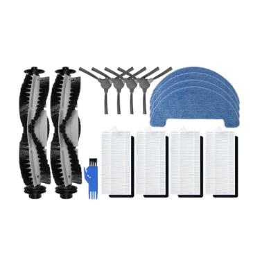 Imagem de Compatible Compatible With Venga VG RVC 3000 Robot Vacuum Cleaner Replacement Spare Parts Accessories Main Side Brush Hepa Filter Mop Pad(Set E)