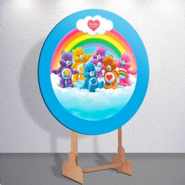 Imagem de Painel Decoração Infantil Redondo Ursinhos Fofinhos Capas De Festa Est
