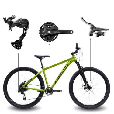 Imagem de Bicicleta Aro 29 Absolute Nero 5 Shimano Alivio 27V Freio Hidráulico Quadro Alumínio Suspensão com Trava Absolute (Verde, 13,5)