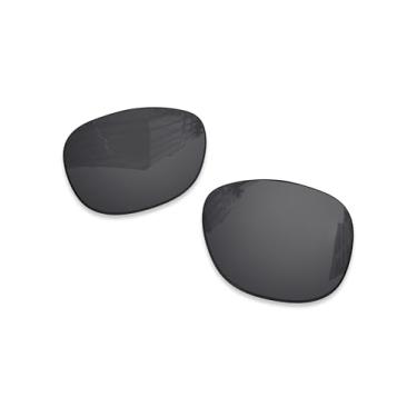 Imagem de LenzReborn Lentes de reposição polarizadas de 1,6 mm para óculos de sol RayBan Meta Wayfarer RW4008 53 mm, proteção UV - Mais opções, Preto escuro - polarizado, One Size