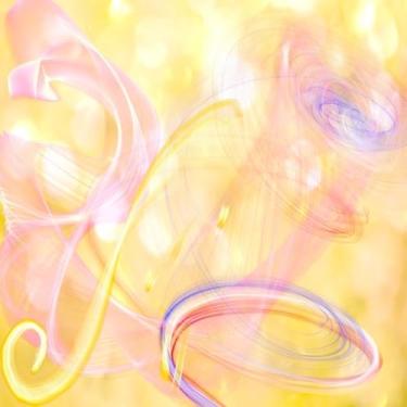 Imagem de Quadro Decorativo Moderno Abstract Brainstorm Neon Cores Vibrantes para Sala Oficina 40x40cm