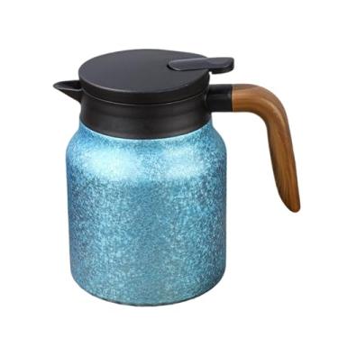 Imagem de Ｂｅｓｇａ Garrafa Térmica Isolante para Chá com Infusor, Ideal para Água Quente, Cafeteira Isolada para Cozinha, Viagens e Uso Externo, Azul