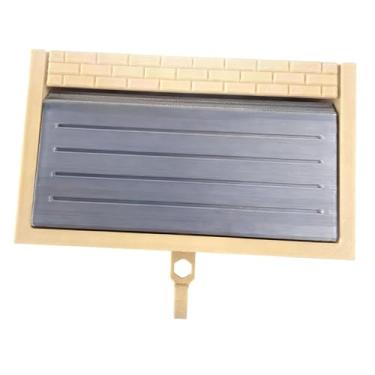 Imagem de Bothyi Porta-chaves de parede, compacto, moderno e divertido para decoração de casa, ideal para cozinha, banheiro, sala de estar e escritório, Bege Prata