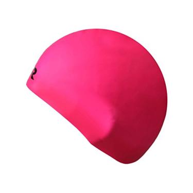 Imagem de TYR Touca de natação de silicone de cabelo longo adulto sem rugas para tranças, dreadlocks, natação simplificada, proteção do cabelo