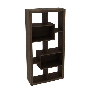 Imagem de Estante Livreiro Multiuso Com Nichos E1712 Rústico - Tecno Mobili