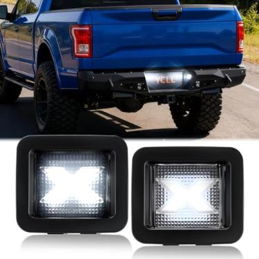 Imagem de YCLL Luzes de LED para placa de carro adequadas para Ford F150 2015-2023 F-150 Raptor 2015 Up (patente pendente), LED de para-choque traseiro Superbright X-Style, lente limpa