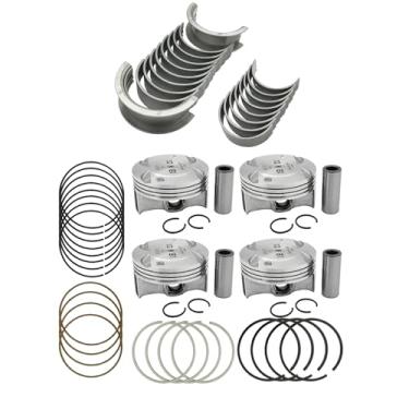 Imagem de BuliBoao Anéis de pistão do motor e conjunto de rolamento de haste principal serve para Chevy Sonic Cruze Limited 1.8L 2011-2018 55568638, 93184596